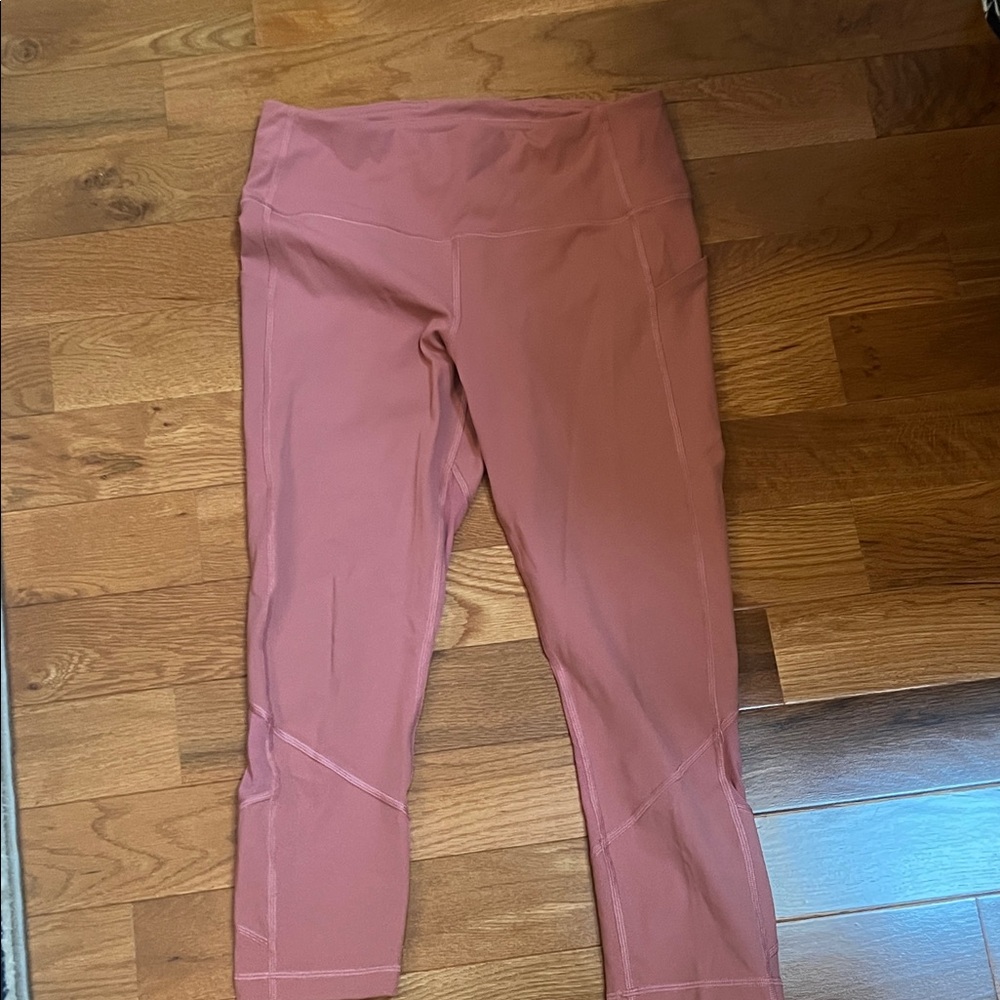 Lululemon Pink High-Waisted Leggings size 8